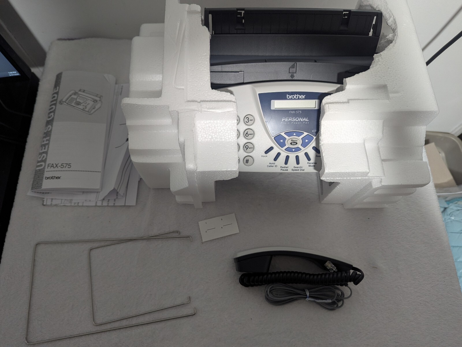 Brother FAX-575 Personal Plain Paper Fax Machine with Phone