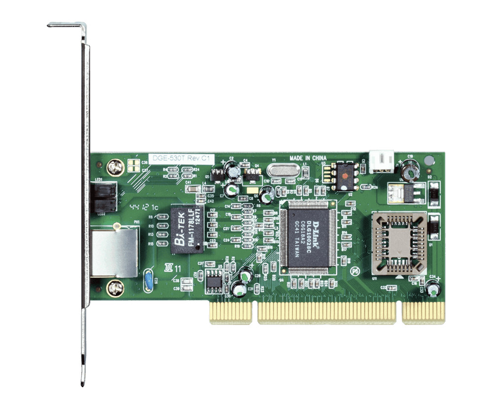 D-Link DGE-530T 10/100/1000 Gigabit Wired Ethernet Network PCI Adapter- Sealed