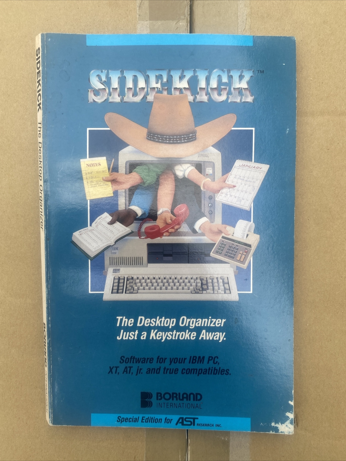* Borland Sidekick Desktop Organizer  Handbook Ver 1.5 AST Special Edition.  B2