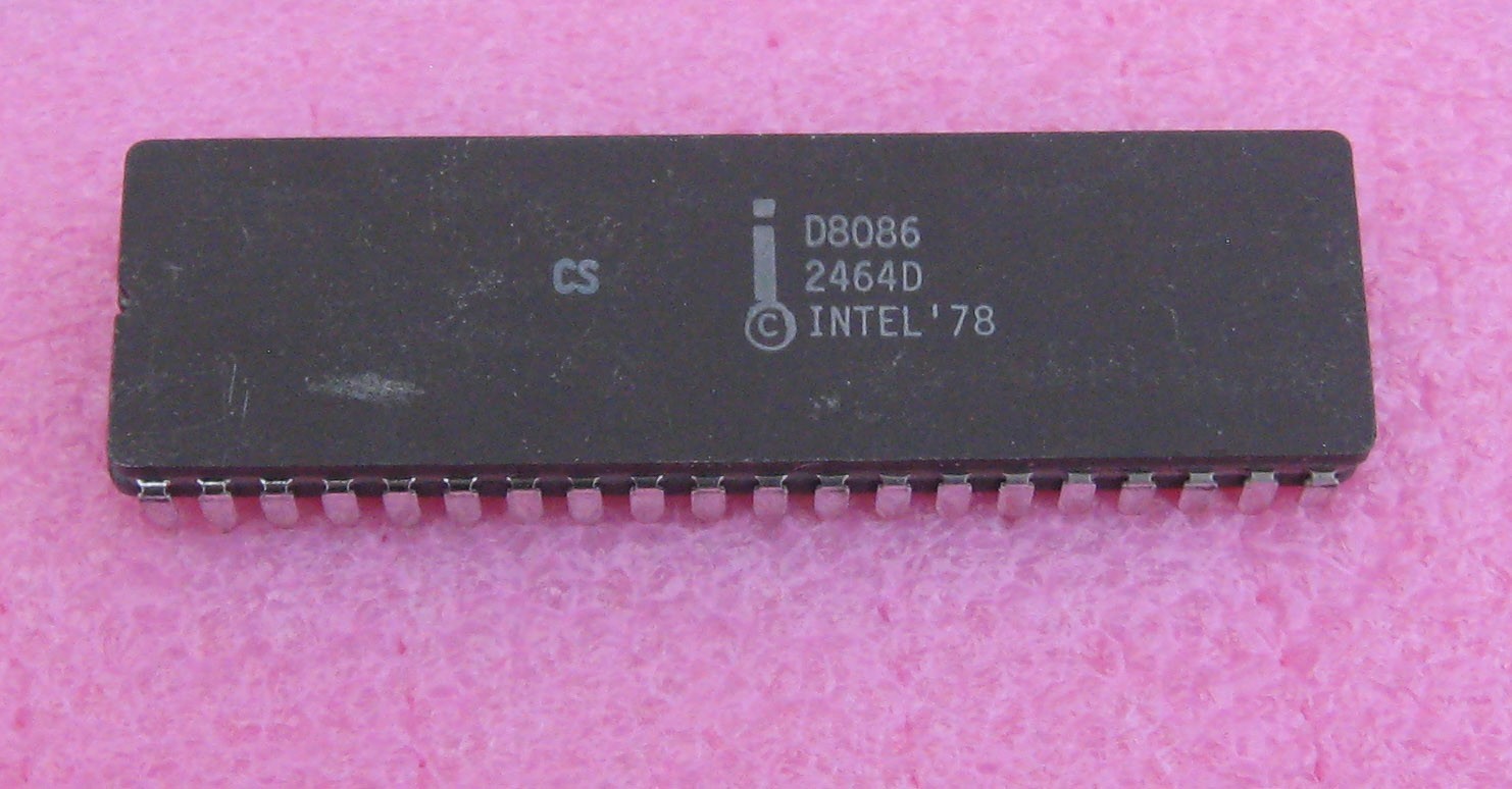 Rare Vintage Very early Intel D8086 Customer Sample Processor CPU 1979 8086