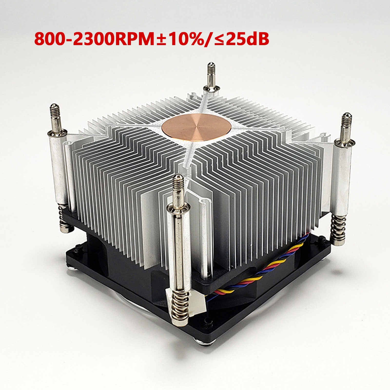 80MM CPU Air Cooler 4PIN PWM Cooling PC Radiator Fan for Intel 2011 X79 X99 CP44