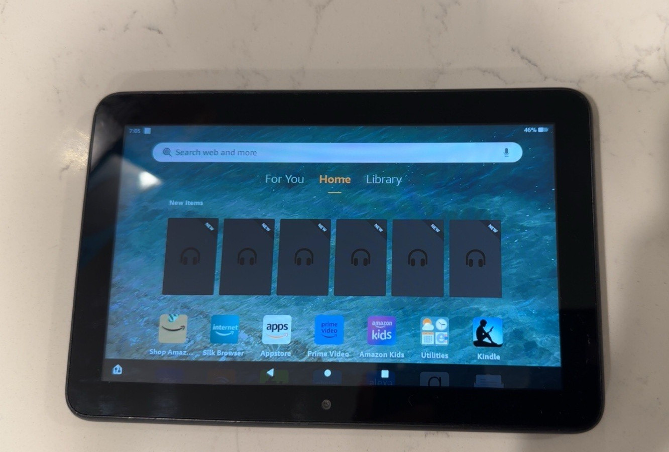 Amazon Fire 7 12th Gen 7in Tablet Amazon Fire Series 32GB 2GB RAM Wi-Fi Black