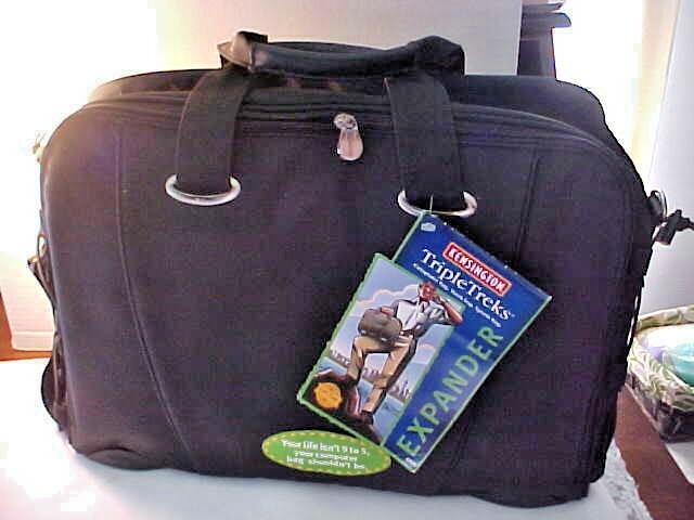 Kensington Triple Trek Computer Bag Work Bag Sports Bag Water Bottle NEW 