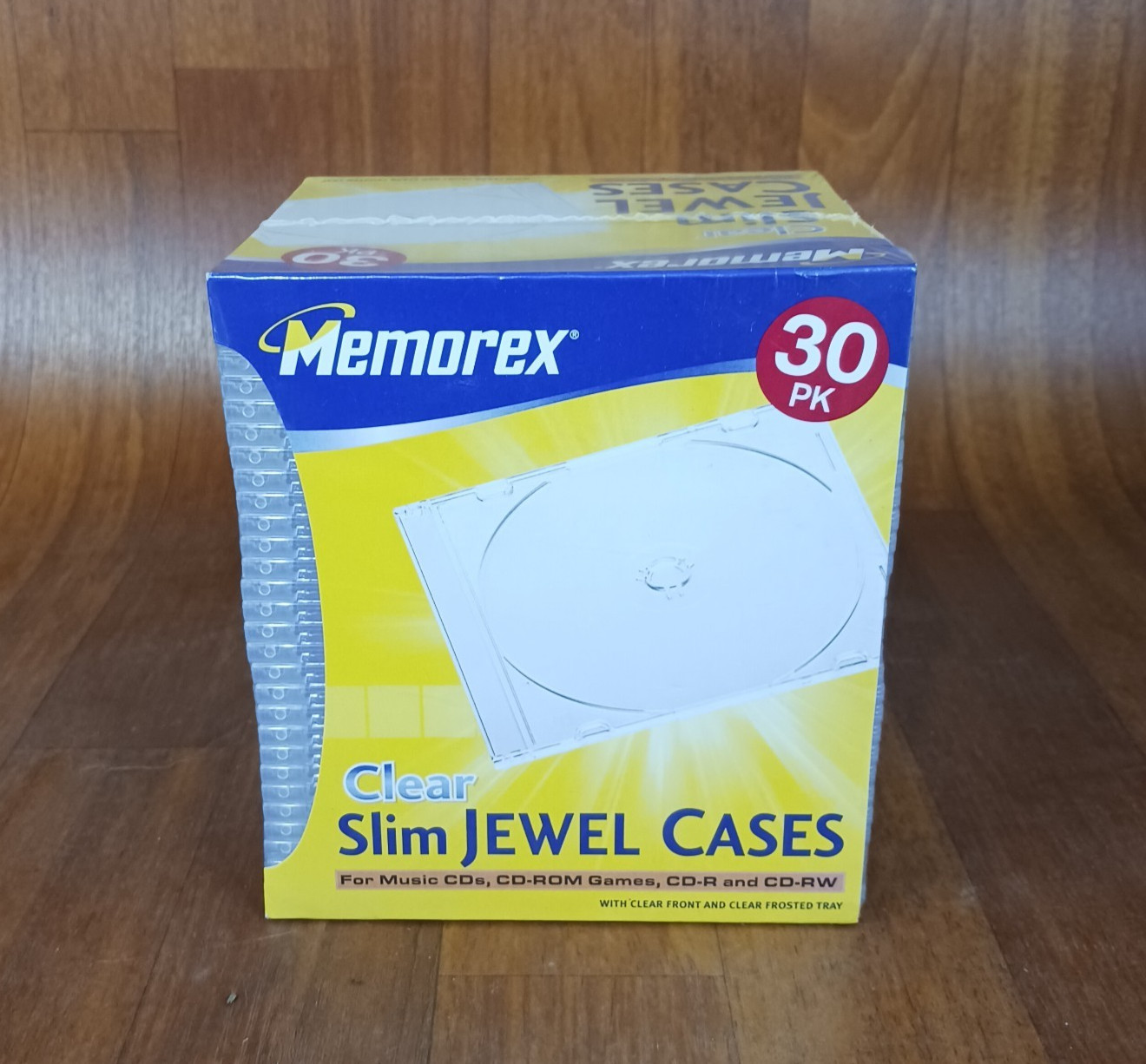 NEW Original and Unopened Memorex Slim Jewel Cases (30 Pack) Sealed