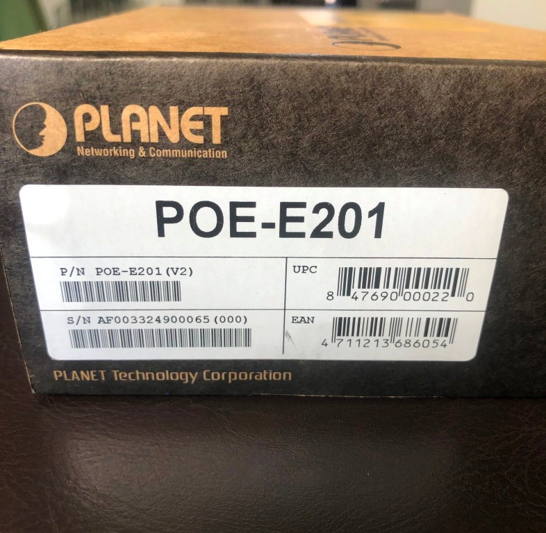 Lot of (10) New Planet POE-E201 Power Over Gigabit Ethernet Data Extender