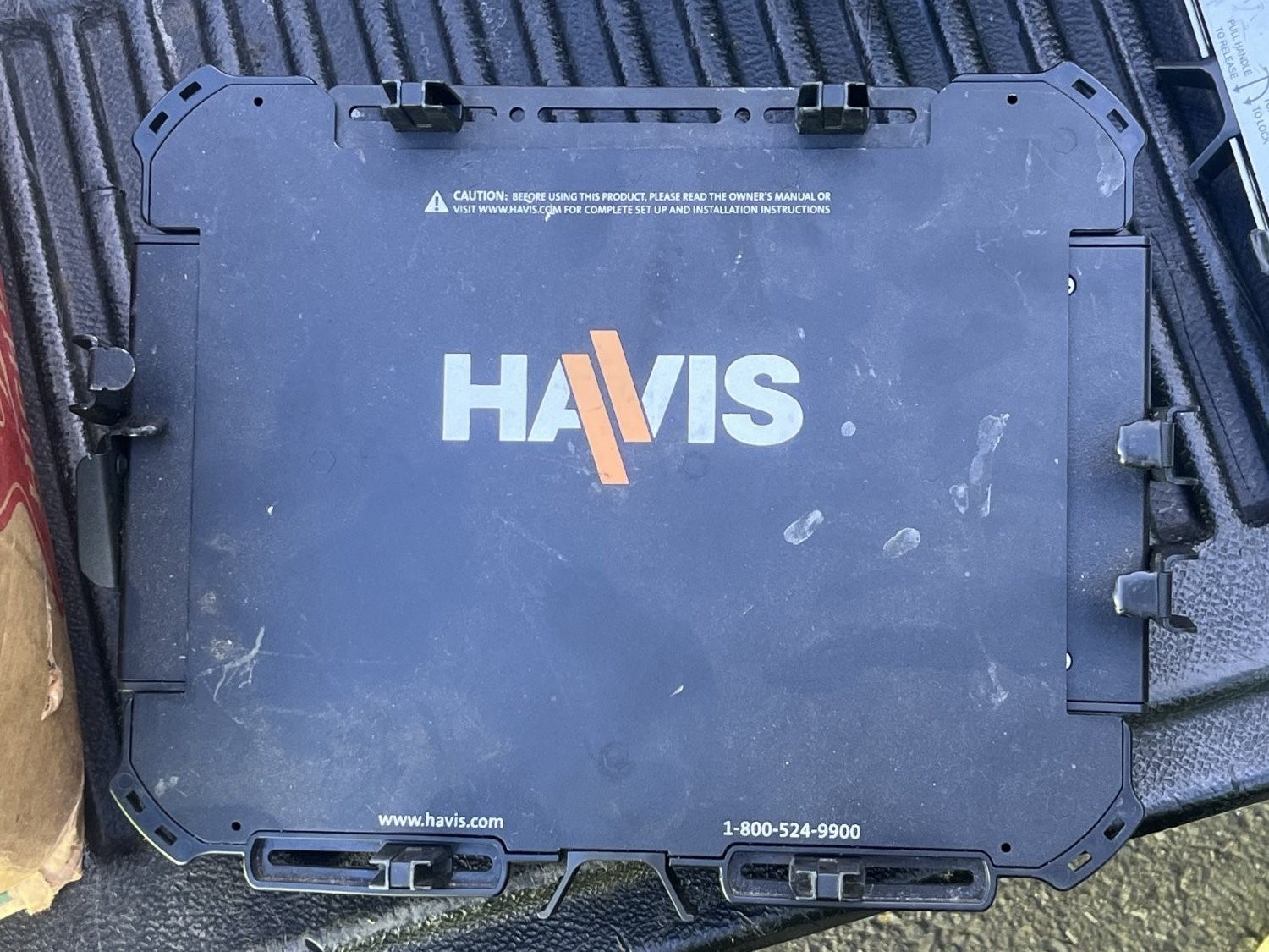 Universal Vehicle Laptop Mount Tray OEM Havis W1354281 UT-1001 Black Swivel Base