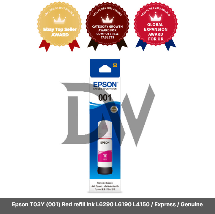 Epson T03Y (001) Red refill Ink L6290 L6190 L4150 / Express / Genuine