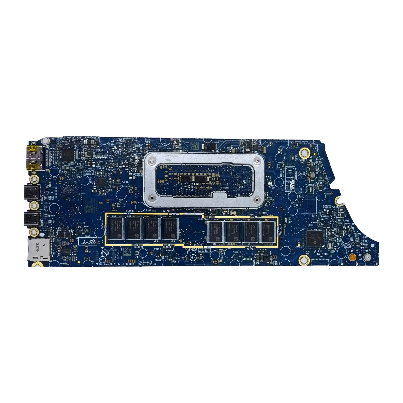 0YKPPF For Dell Latitude 7310 7410 Motherboard LA-J261P i7-10610U 16GB AX201D2W