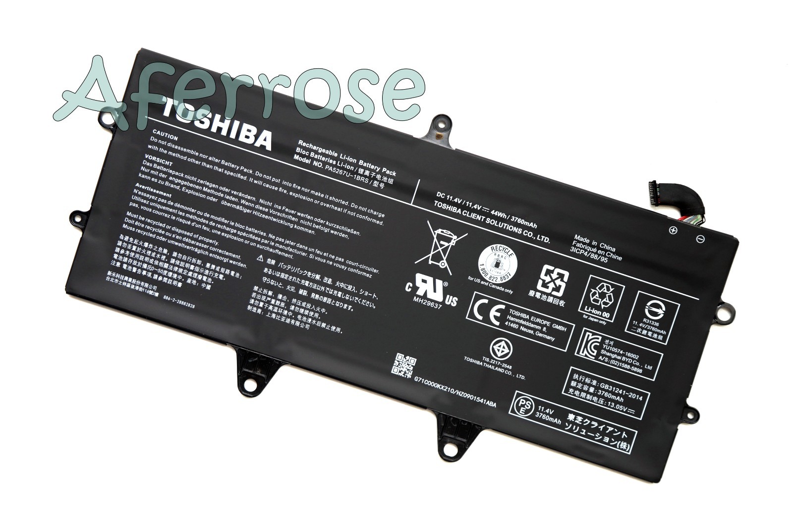 Original PA5267U-1BRS Battery For Toshiba Portege X20W-D-10Q X20W-D-11N X20W-E