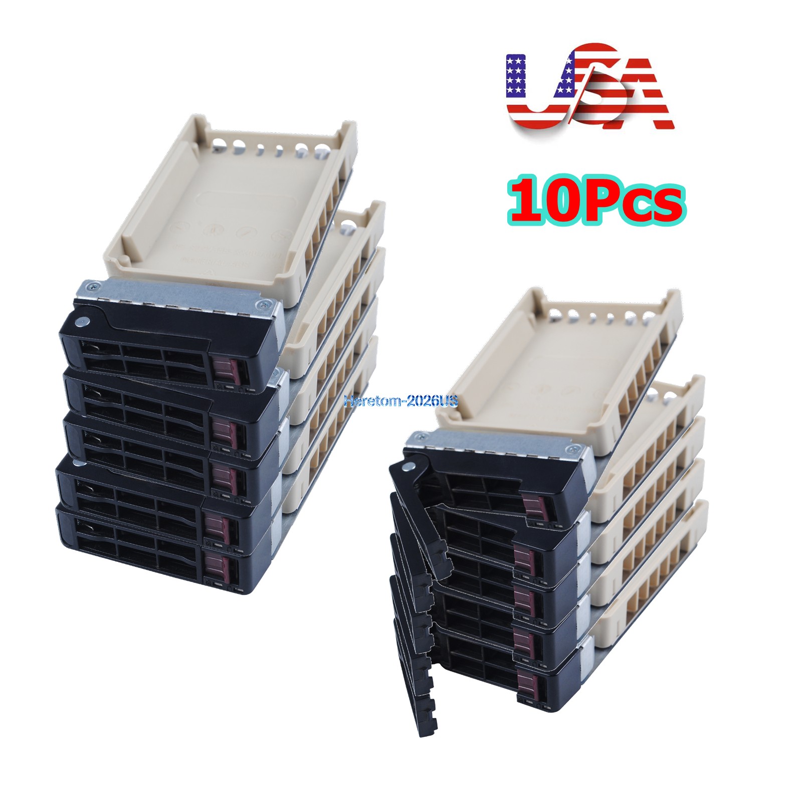 10x MCP-220-00098-0B 2.5in Hot-Swap Hard Drive Tray Supermicro Server HDD Caddy