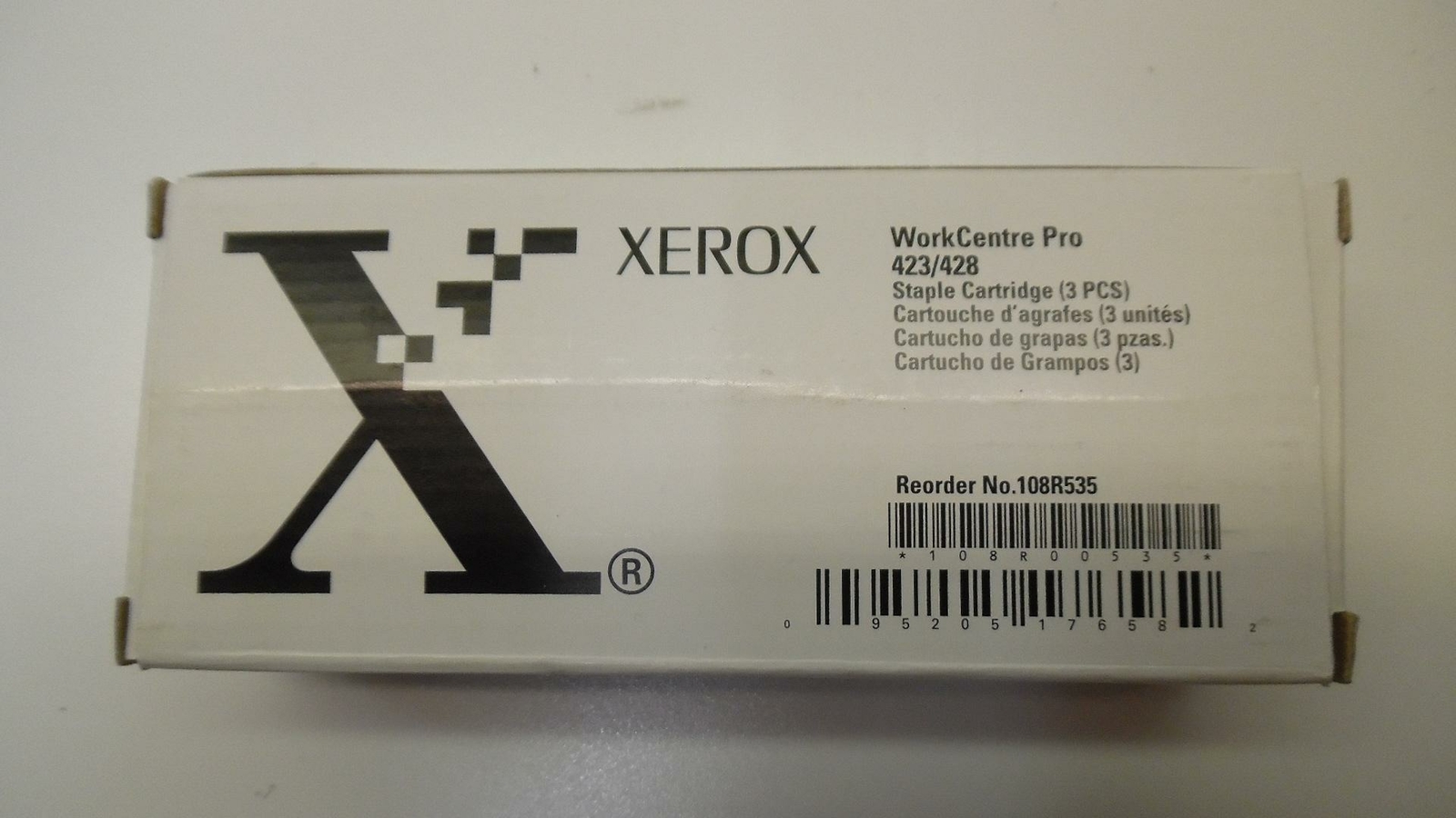 Xerox WorkCentre Pro 423/428 OEM Staple Cartridge Pack 108R535 - Open Box READ