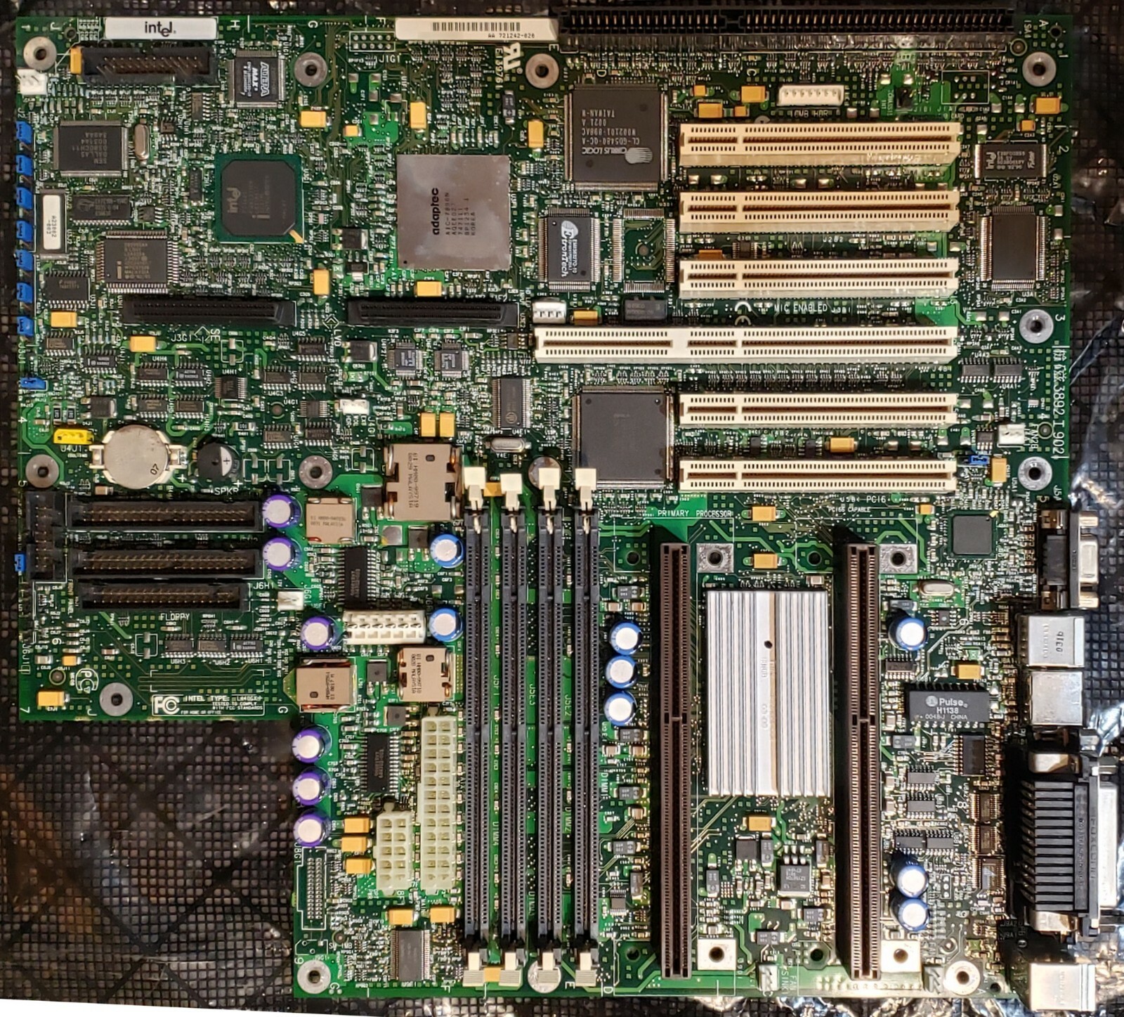 Genuine Intel L440GX-G Server Board, Dual Slot 1, Refurbished, 721242-020 No DOA