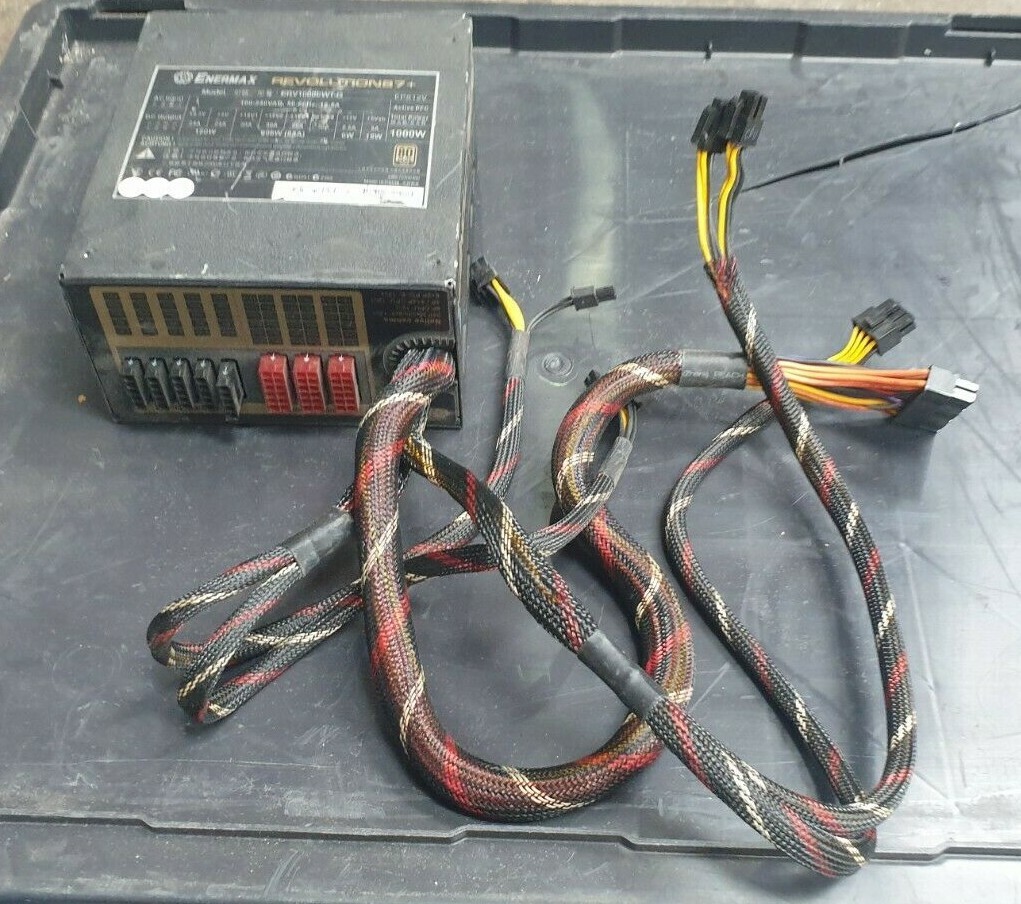 ENERMAX REVOLUTION87+ ERV1000EWT-G 1000W POWER SUPPLY (R5S10.2)