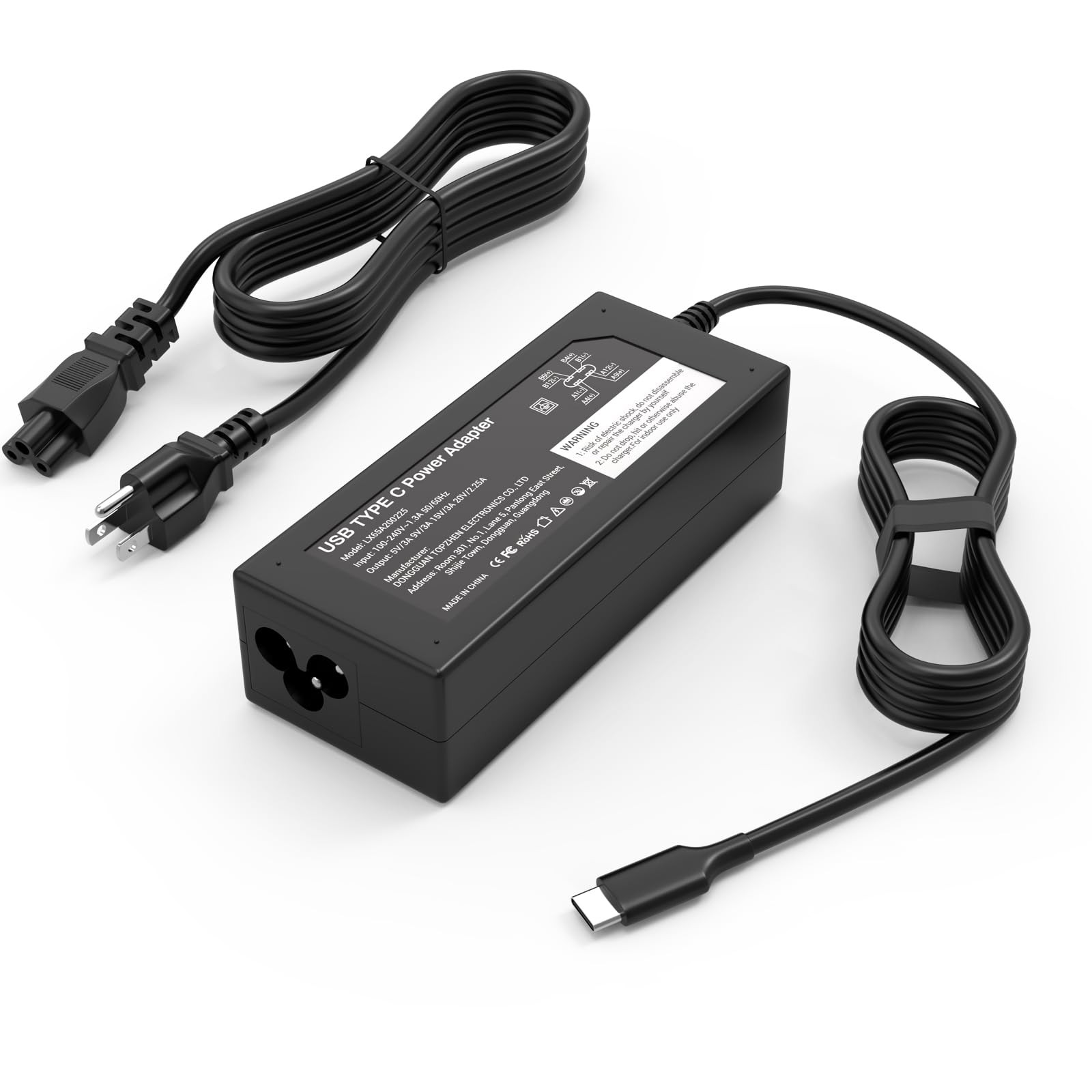 HP Chromebook Charger | 45W USB C | Laptop Accessories | Compact Design