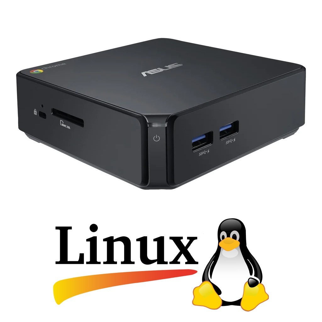 Linux Mini Computer - ASUS Chromebox CN60 Celeron 2955U 4GB RAM 16GB SSD - AntiX
