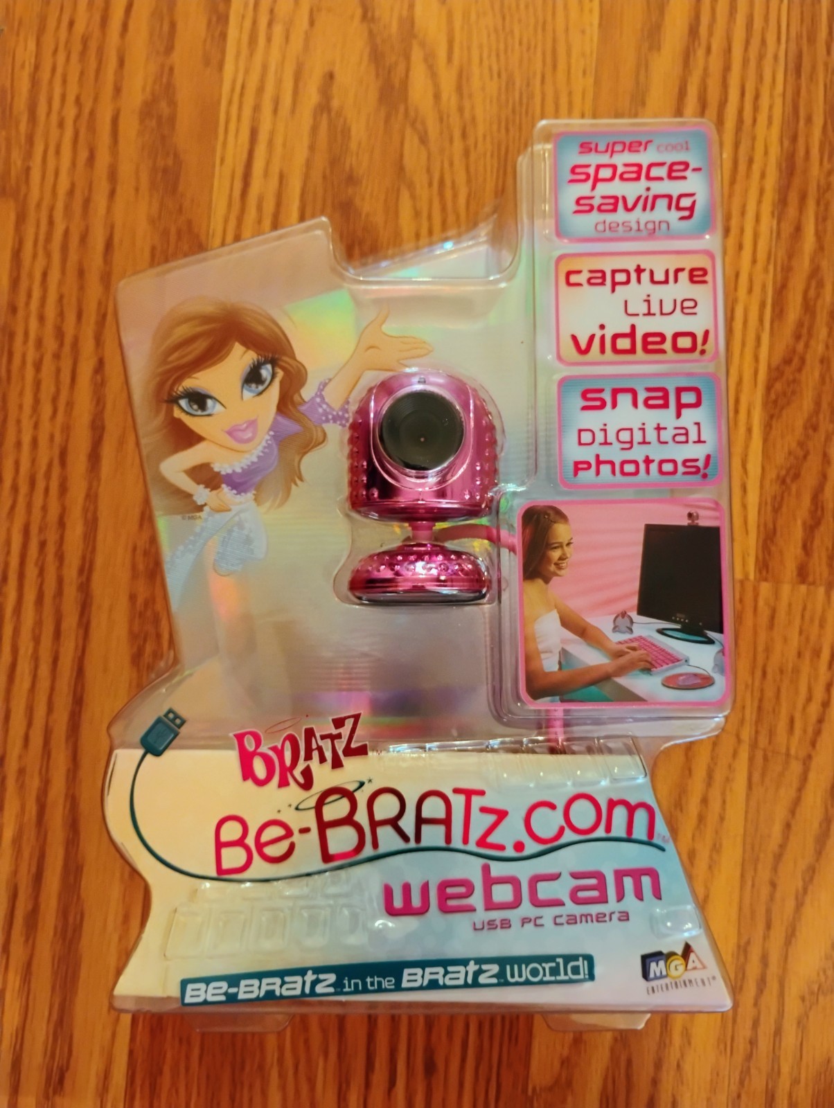 Vintage Pink MGA Entertainment Be-Bratz Web Cam New/Sealed in original box