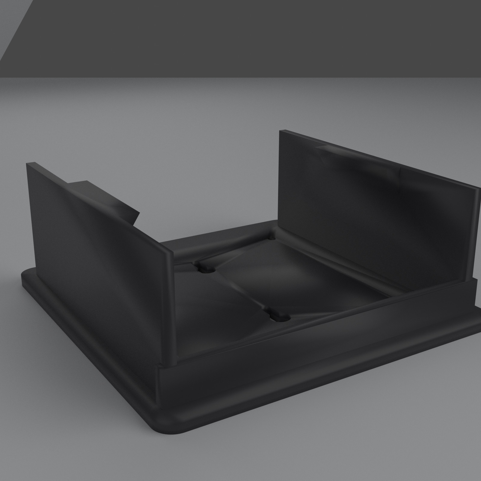 Mac Mini M4 M5 Pro M6 Mount 3-in-1 Wall Under-Desk VESA 100x100 | Black PETG