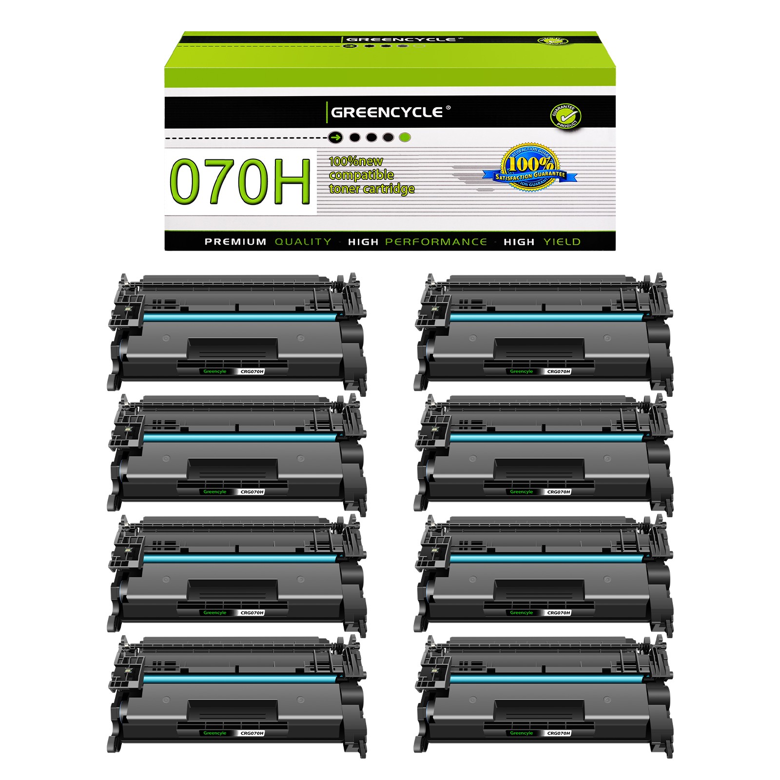 8PK CRG070H High Compatible Toner Cartridge for Canon MF460dw MF461dw MF462dw