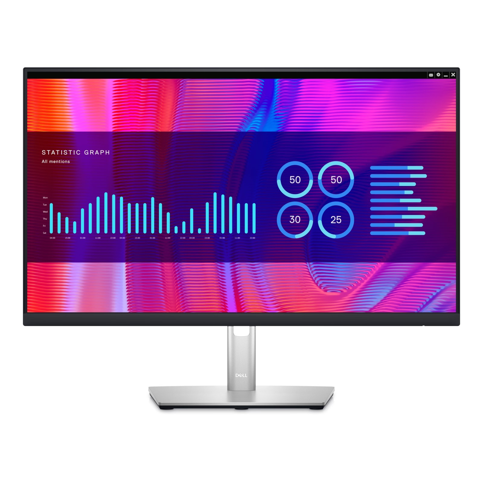 Dell 24 P2423DE 23.8" QHD IPS 60Hz 8ms USB-C Hub Monitor Very Good