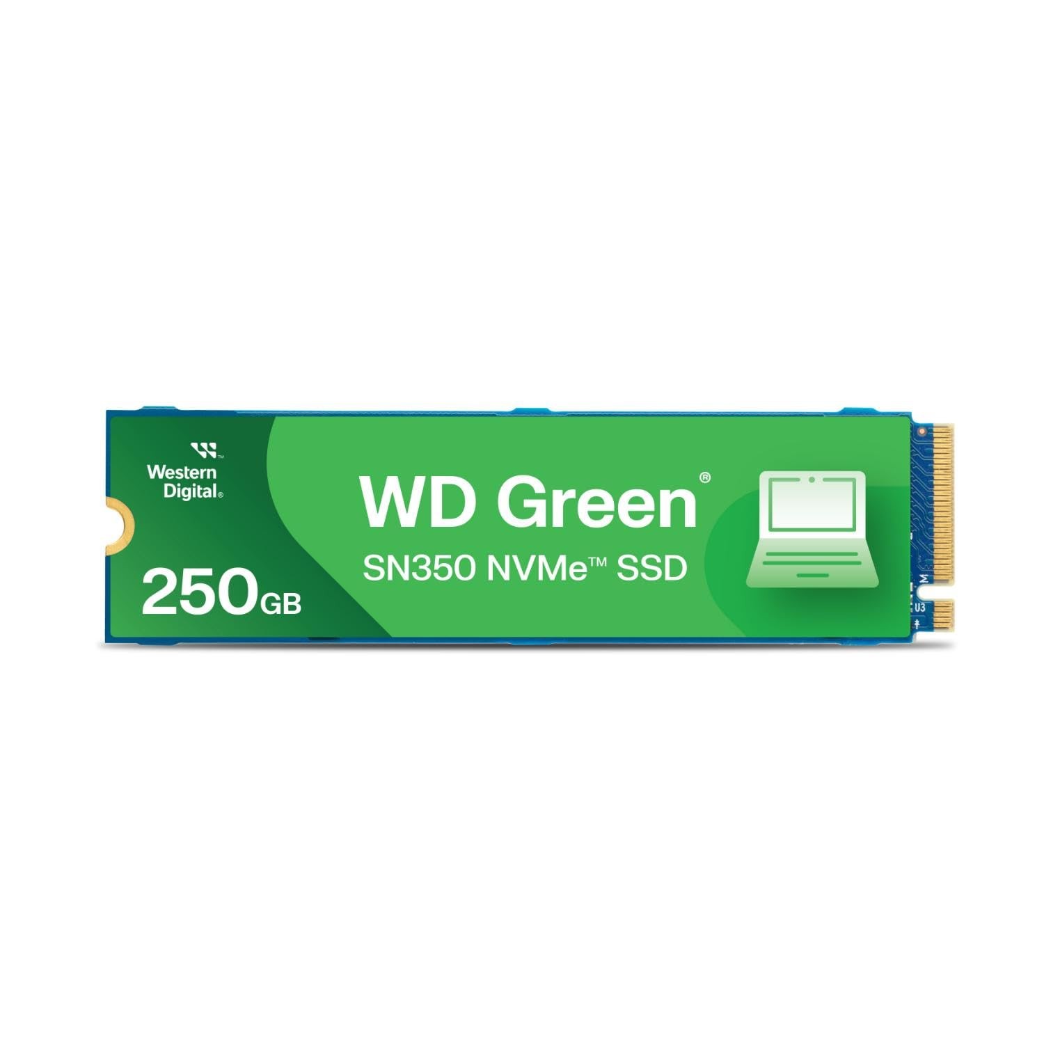 WD Green SN350 250GB NVMe SSD M.2 2280 Fast Performance Shock Resistant Upgrade