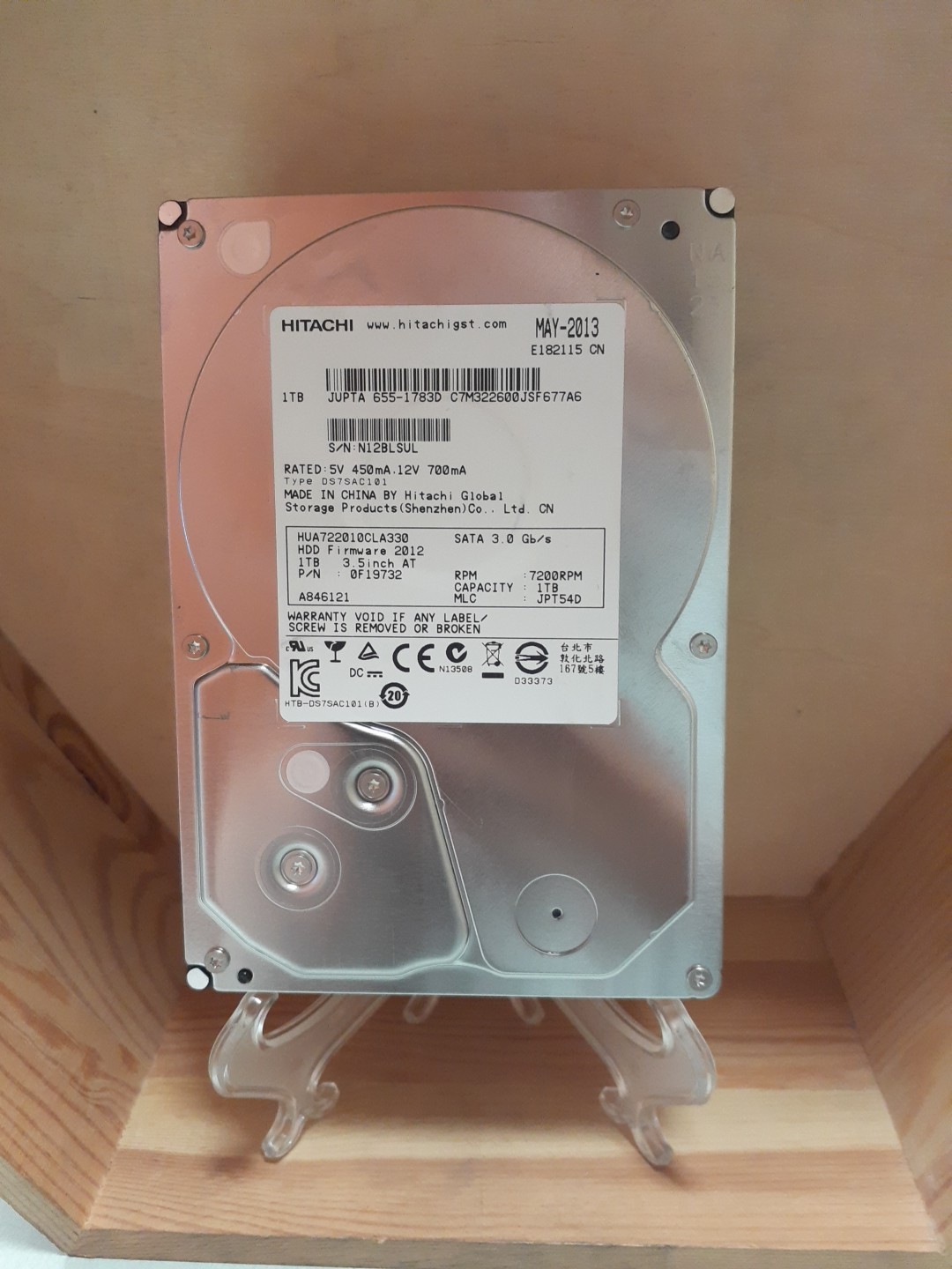 Hitachi HUA722010CLA330 0F19732 1.0TB 3.5" Sata HD