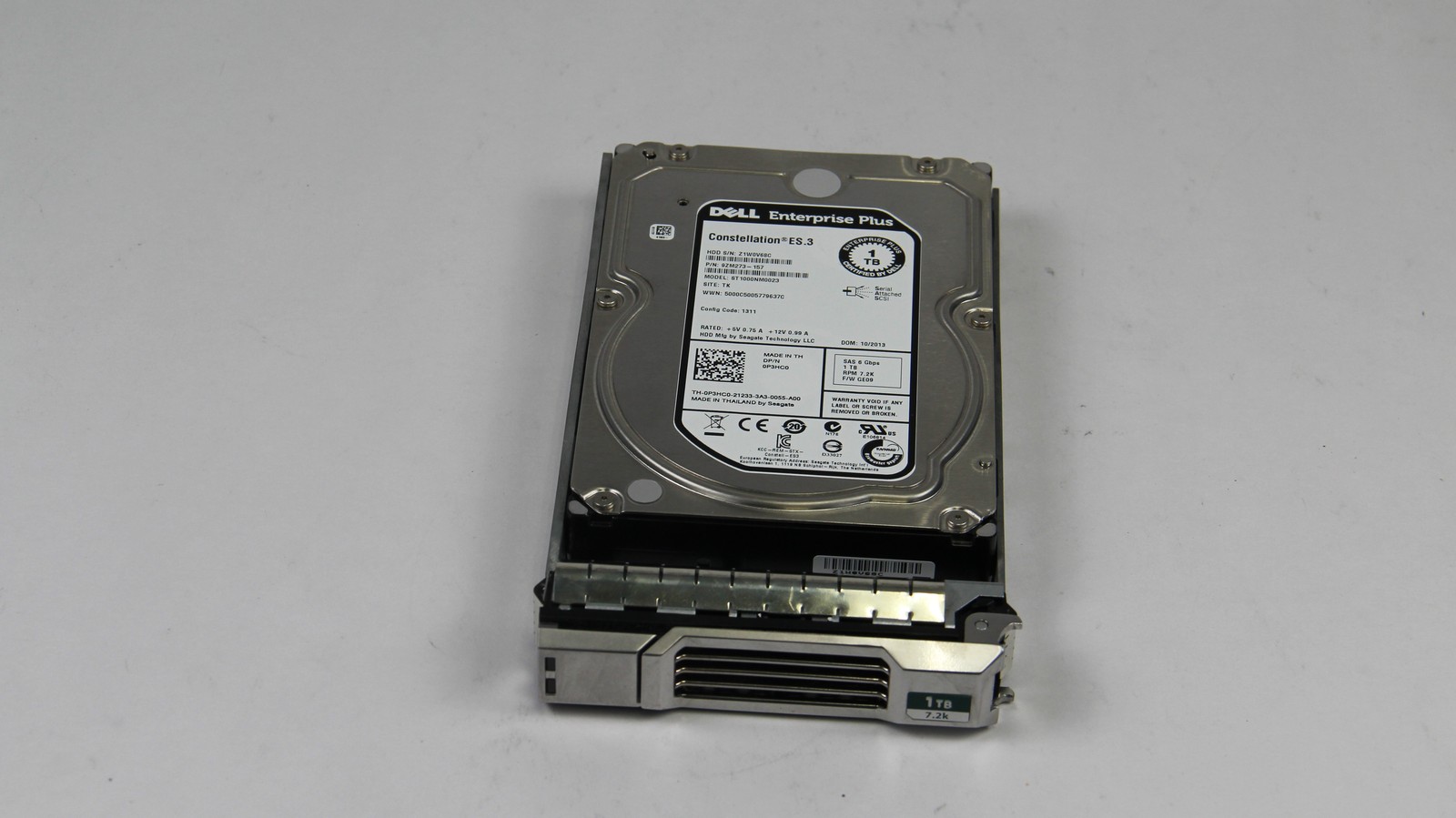 Dell P3HC0-EQL 1TB SAS 3.5" 7.2K 6G Hard Drive - Reliable Storage
