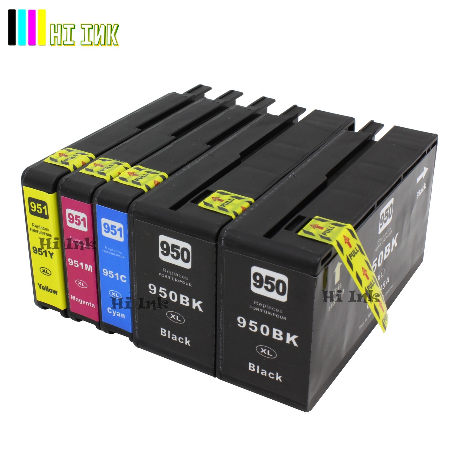 5PACK 950XL 951XL ink for HP 950XL 951XL OfficeJet Pro 8100 8600 8610 8620 8630