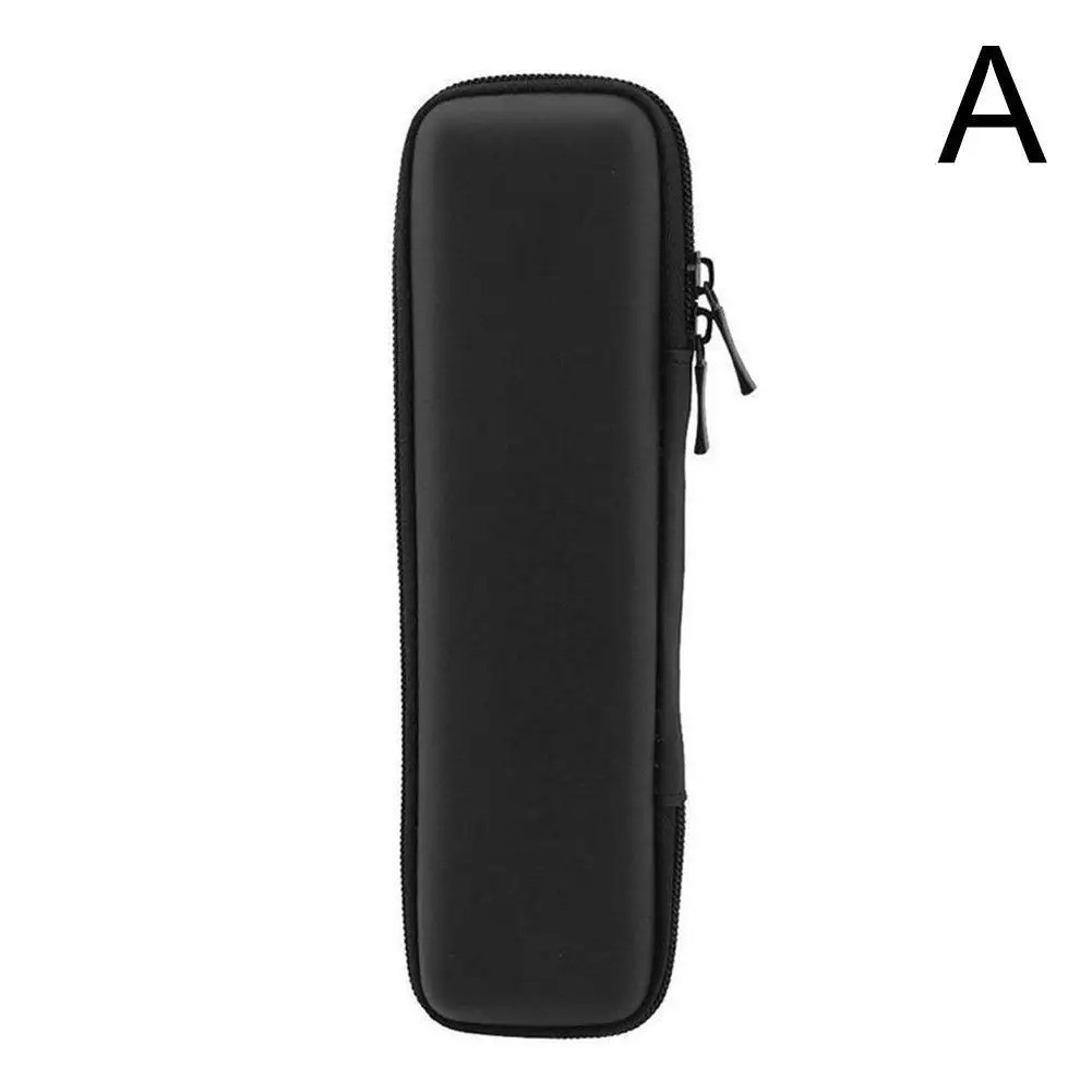 Black EVA Hard Shell Pencil Case Stylus Pen Holder Earphone Storage Pouch Bag