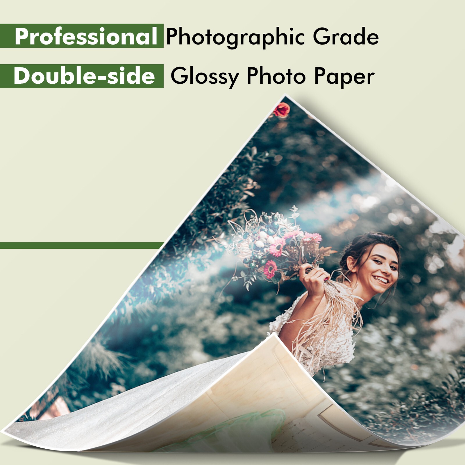 Lot 100-300 KOALA Double Sided Glossy Photo Paper 8.5x14 32lb Inkjet Brochure
