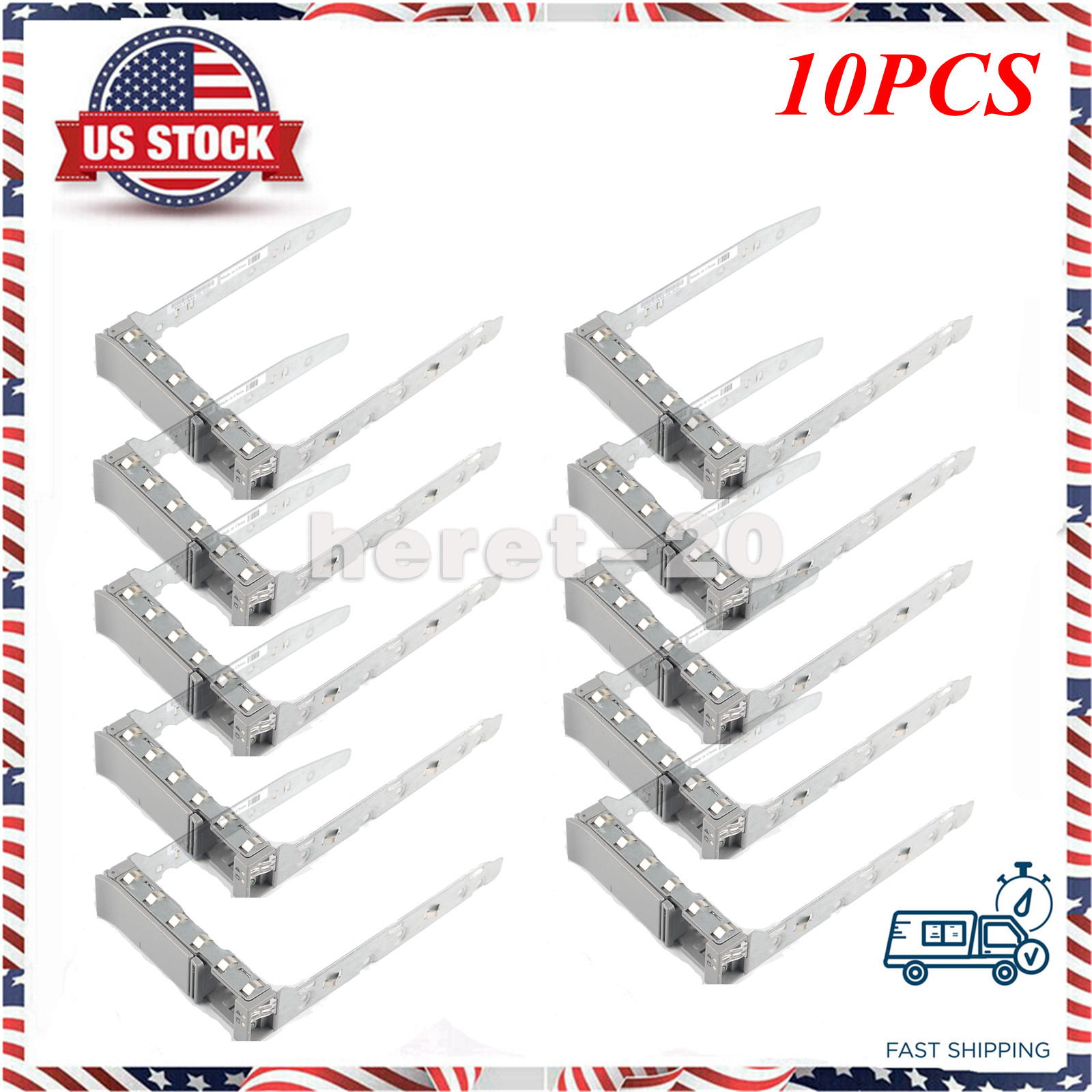 10PCS New For Cisco 800-37836-01 3.5"SAS HDD Drive Caddy Tray USC C220 C240 M3