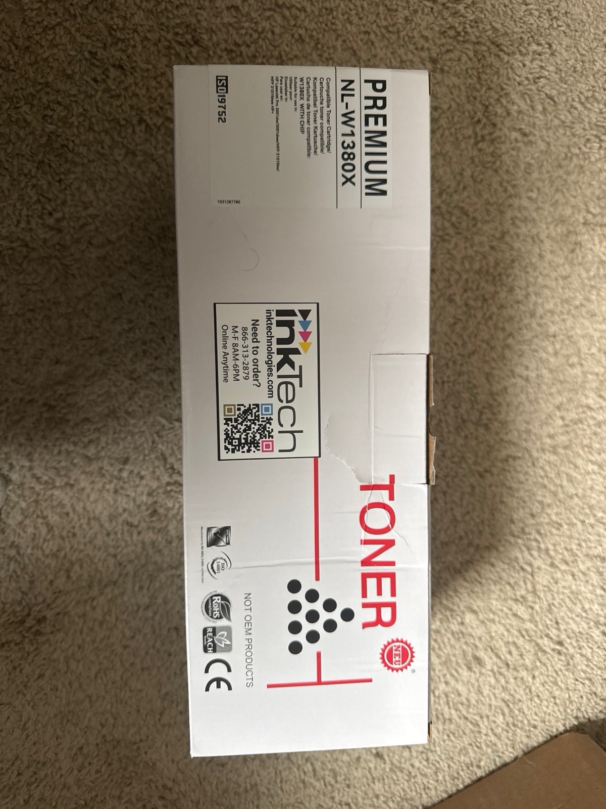 Compatible HP 138X W1380X High Yield Black Toner Cartridge (Ink Technologies)