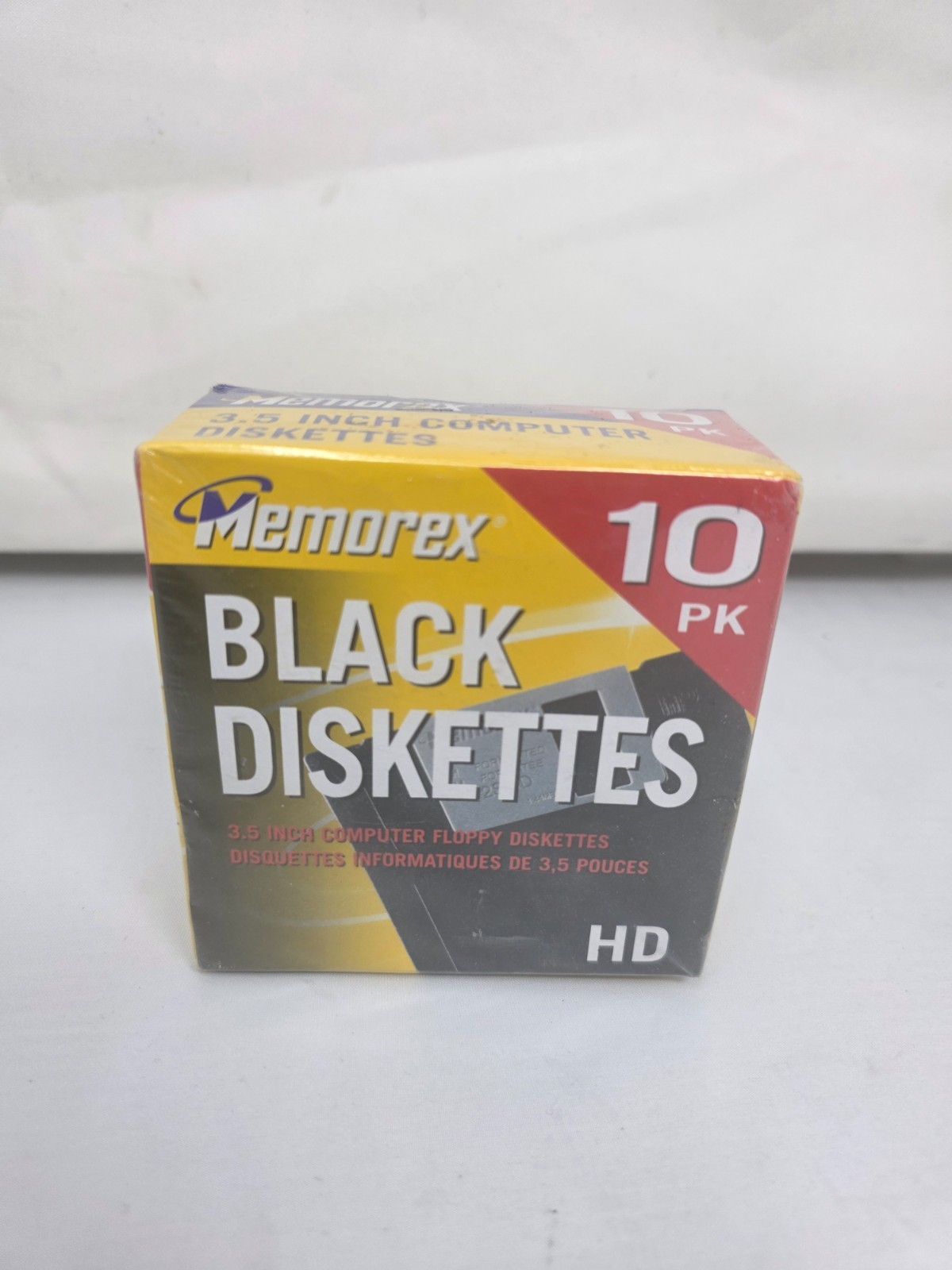 NEW SEALED NOS Memorex Black Diskettes 10-Pack 3.5"