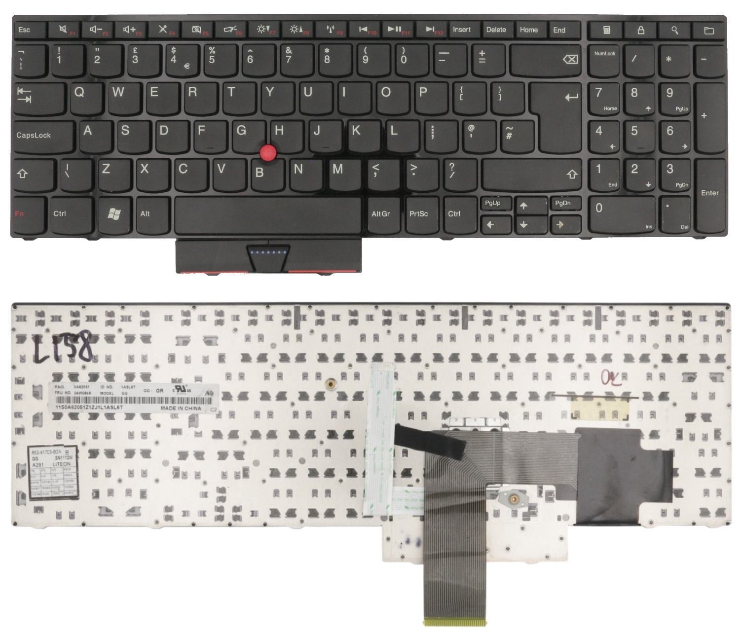 Original UK KEYBOARD FOR Lenovo Edge E520 E525