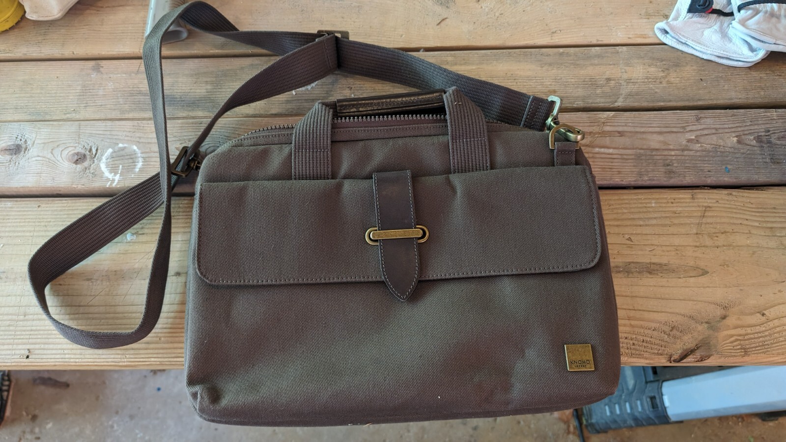 KNOMO London Men or Women's laptop shoulder travel bag