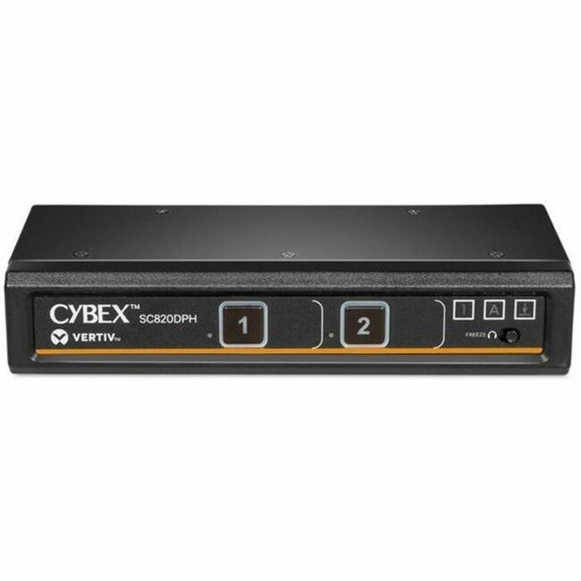 VERTIV Cybex SC820DPH-400 KVM Switchbox 2 Port Secure Single Display