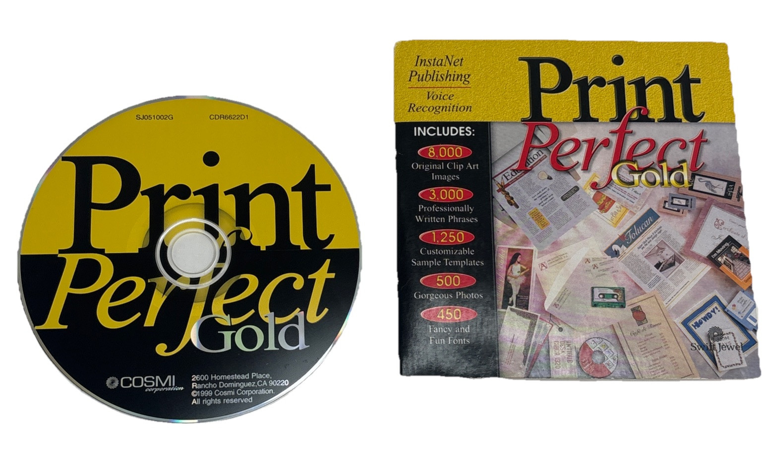 Print Perfect Gold DVD 30,000+ Clip Art Images and More