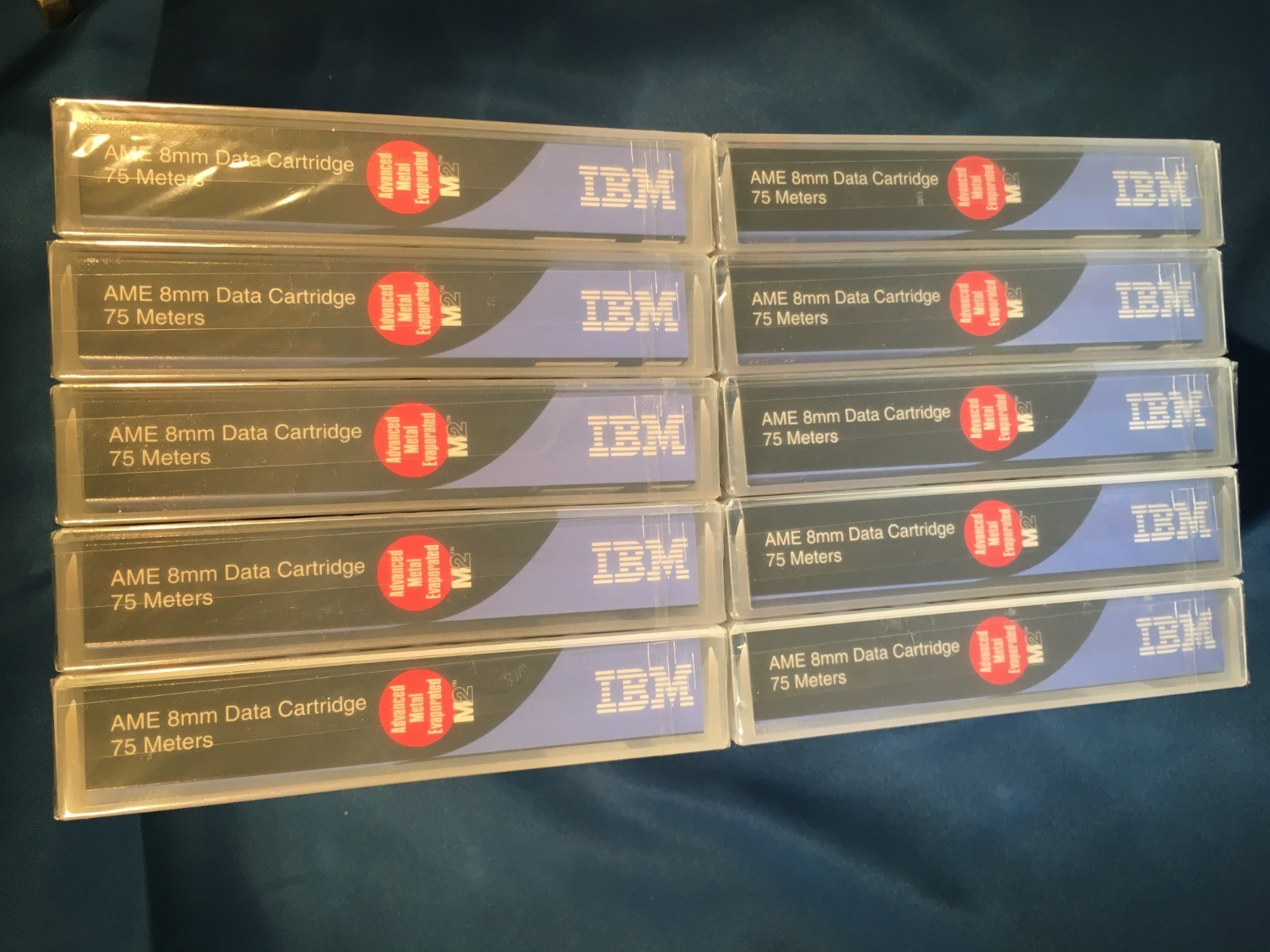 10 IBM 35L1044 Mammoth-2 Tape Cartridge 20GB/50GB 8mm AME M2 NEW
