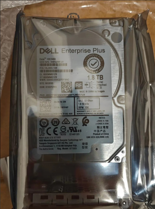 DELL ST1800MM0129 06FV4P 1XJ203-158 1.8T 2.5" SAS SC4020/5020 hard drive