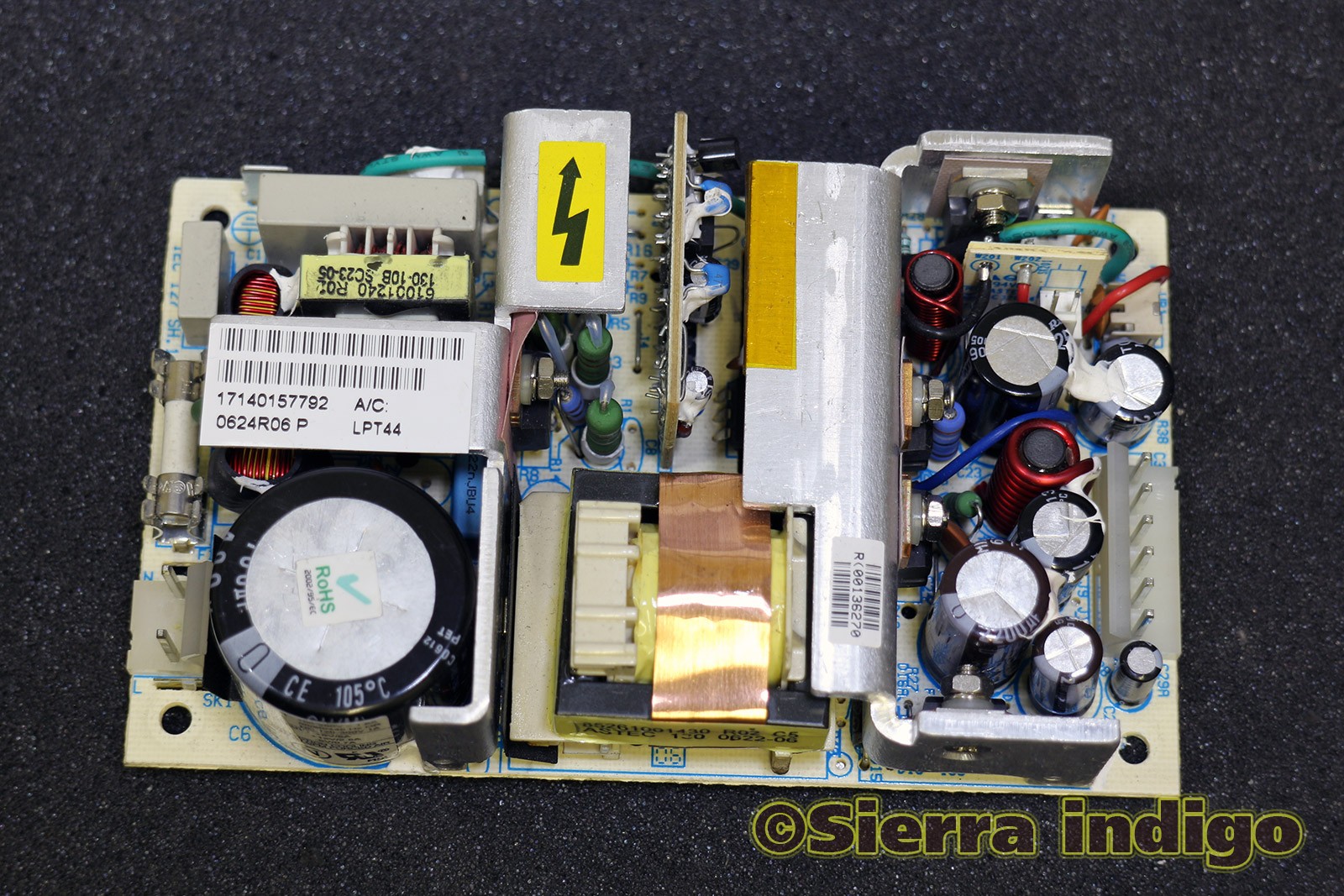 ASTEC LPT44 Open Frame Power Supply +5/5A +12/2.5A -5/0.7A 55W Max