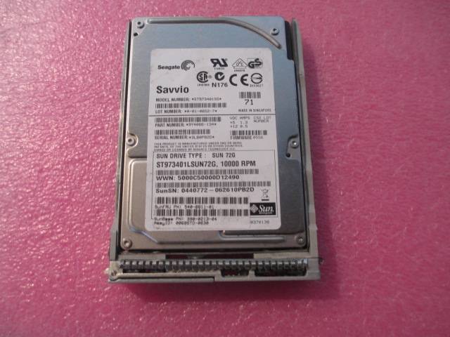 Sun 540-6611-01 390-0213-04 72GB 10K SAS 2.5" HDD ST973401SS ST973401LSUN72G