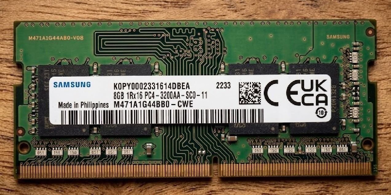 Samsung 8GB 1RX8 DDR4-3200 PC4-3200MHz 260pin Laptop SODIMM Memory RAM 1.2V