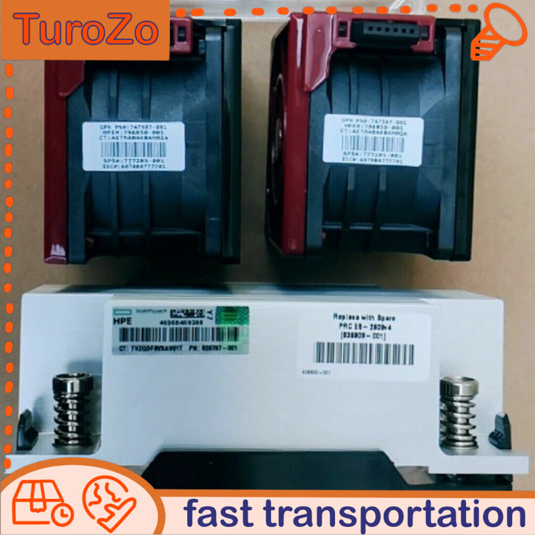 777285-001 New HP DL380 G9 Gen9 Xeon CPU Kit, Heatsink 747608-001 & 2 Fans