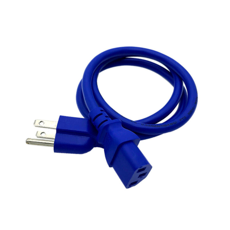 3' Blue Power Cord for DELL UP3216Q UP2715K UP2716D UP2516D U3415W U2417HJ