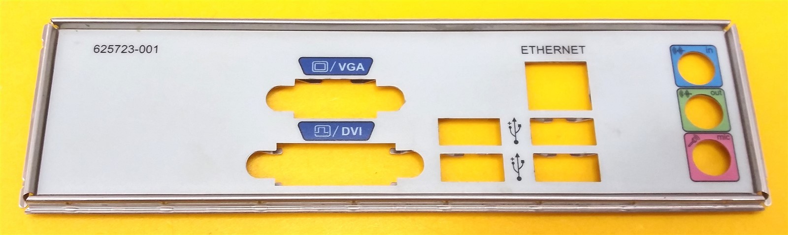 ⭐️⭐️⭐️⭐️⭐️ Desktop I/O Shield Backplate 625723-001 for Motherboard 624832-001