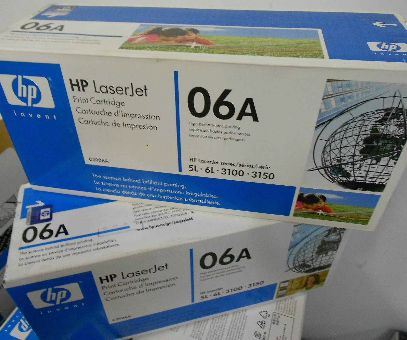 2pk NEW SEAL GENUINE HP 06A Toner Cartridge (C3906A) 5L 6L 3100 3150 