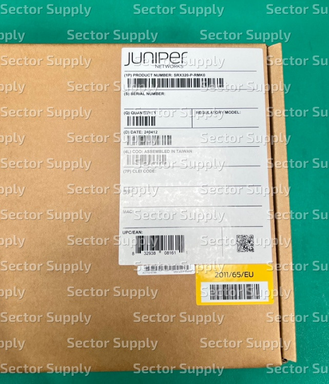 NEW JUNIPER NETWORKS HPE SRX320-P-RMK0 RACK MOUNT KIT 19IN MOUNTING BRACKETS