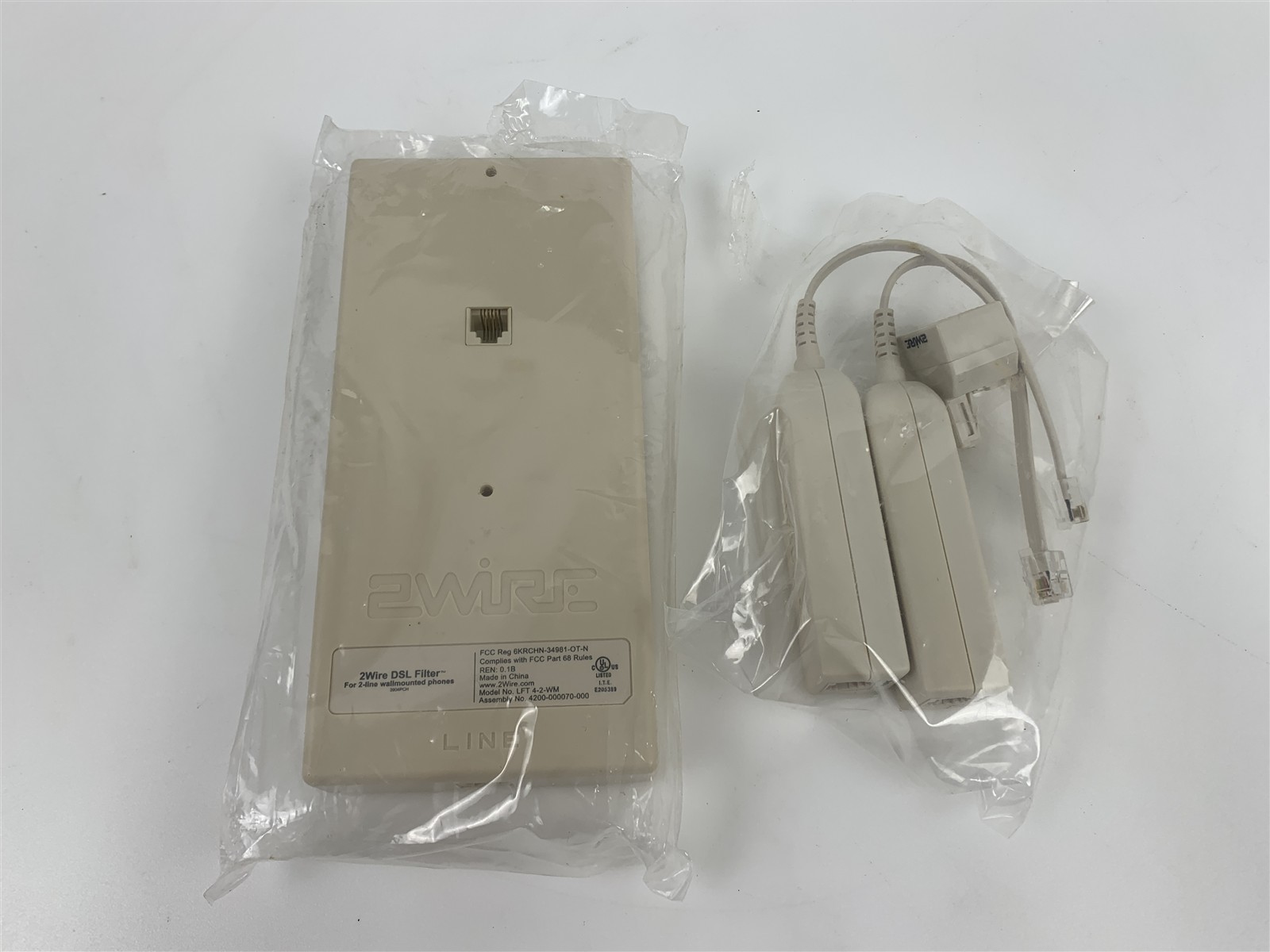 2Wire DSL Filter LFT4-2 And DSL Filter Line Wall Mount LFT-4-2-WM