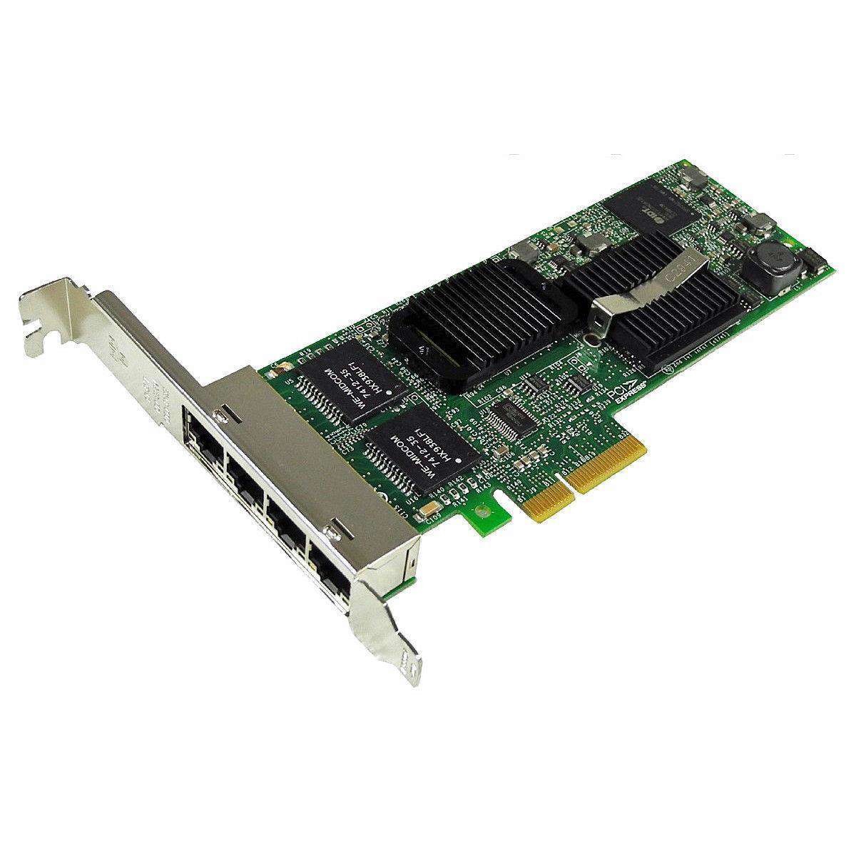 Intel PRO/1000VT Quad Port PCIe Gigabit Ethernet Server Adapter Dell P/N 0H092P