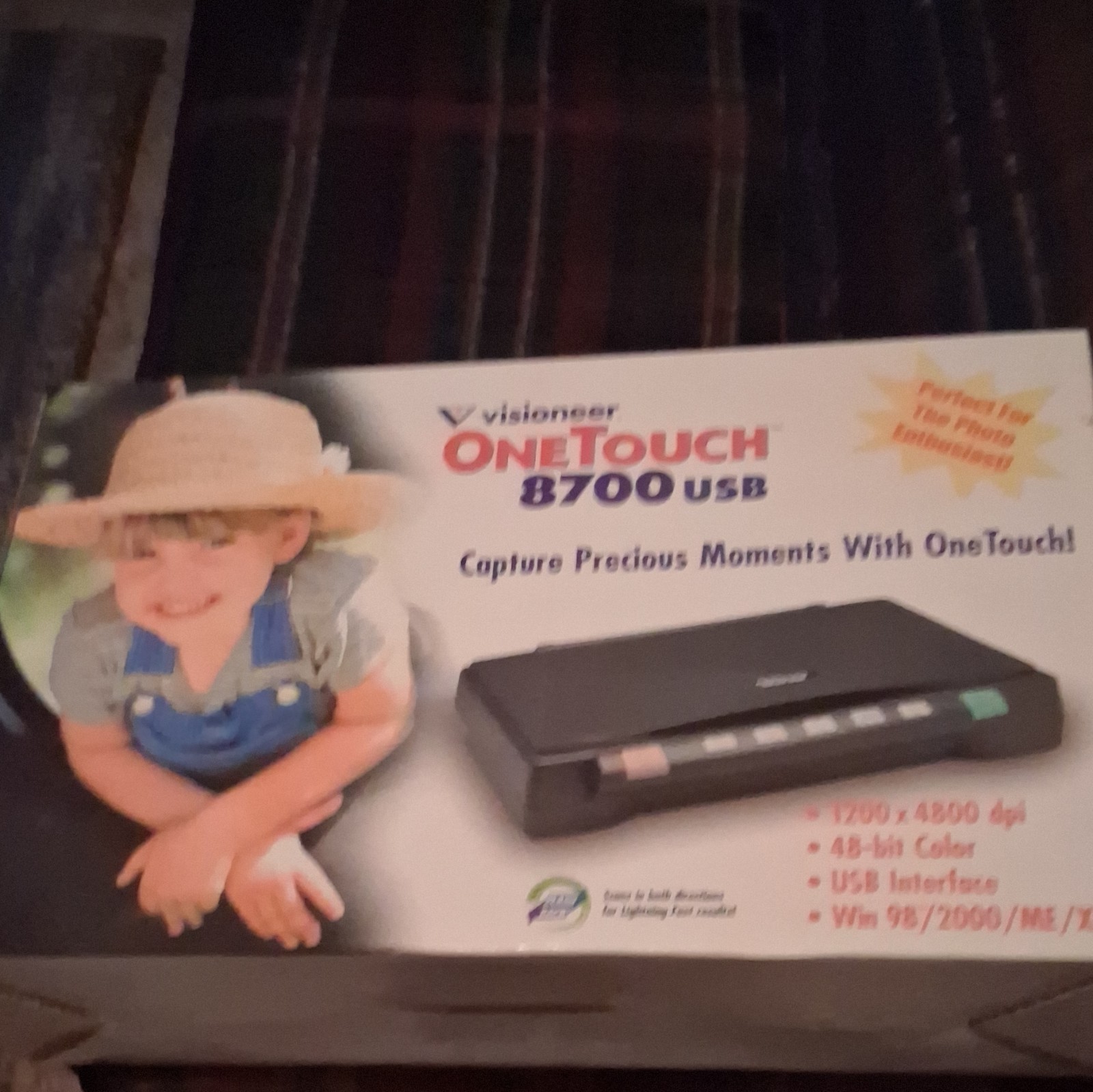 Visioneer OneTouch 8700 USB Flatbed Scanner 1200x4800dpi CCD 48-bit A4