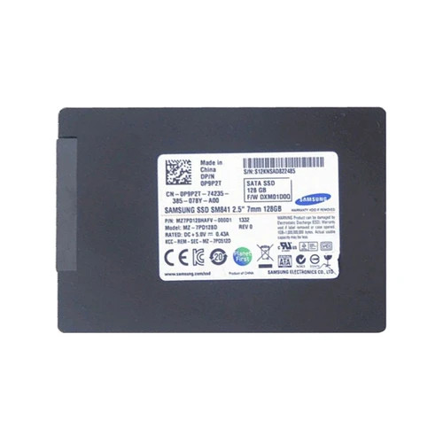LOT OF 2 Samsung SM841 128GB 2.5" SATA SSD MZ-7PD128D 0P9P2T